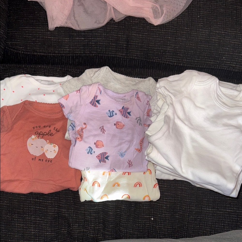 Colorful Baby Onesies Set